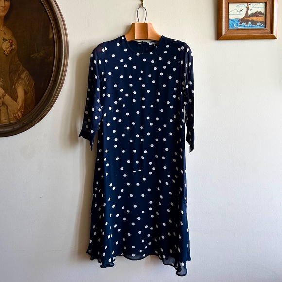 GANNI Marceau Georgette Polka Dot Dress | Size 38 (US 6) - Picture 11 of 13